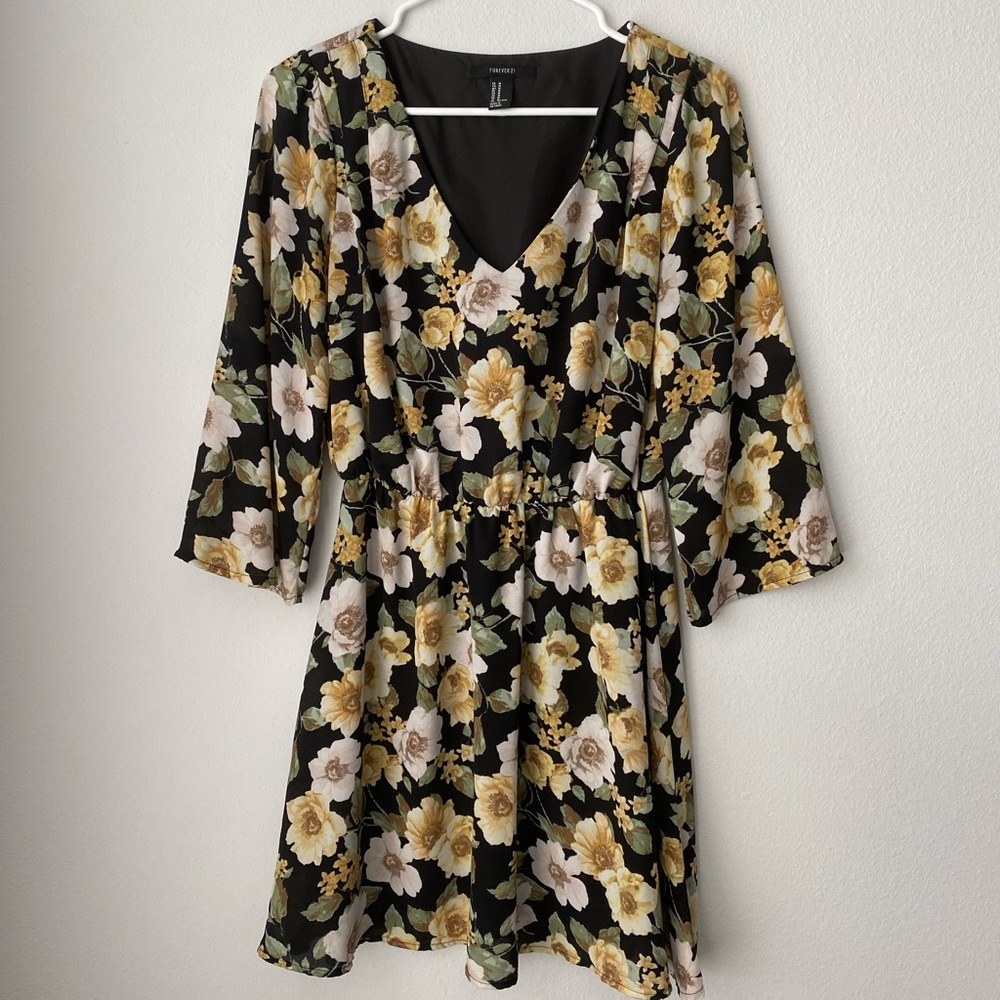 FOREVER 21 boho floral dress